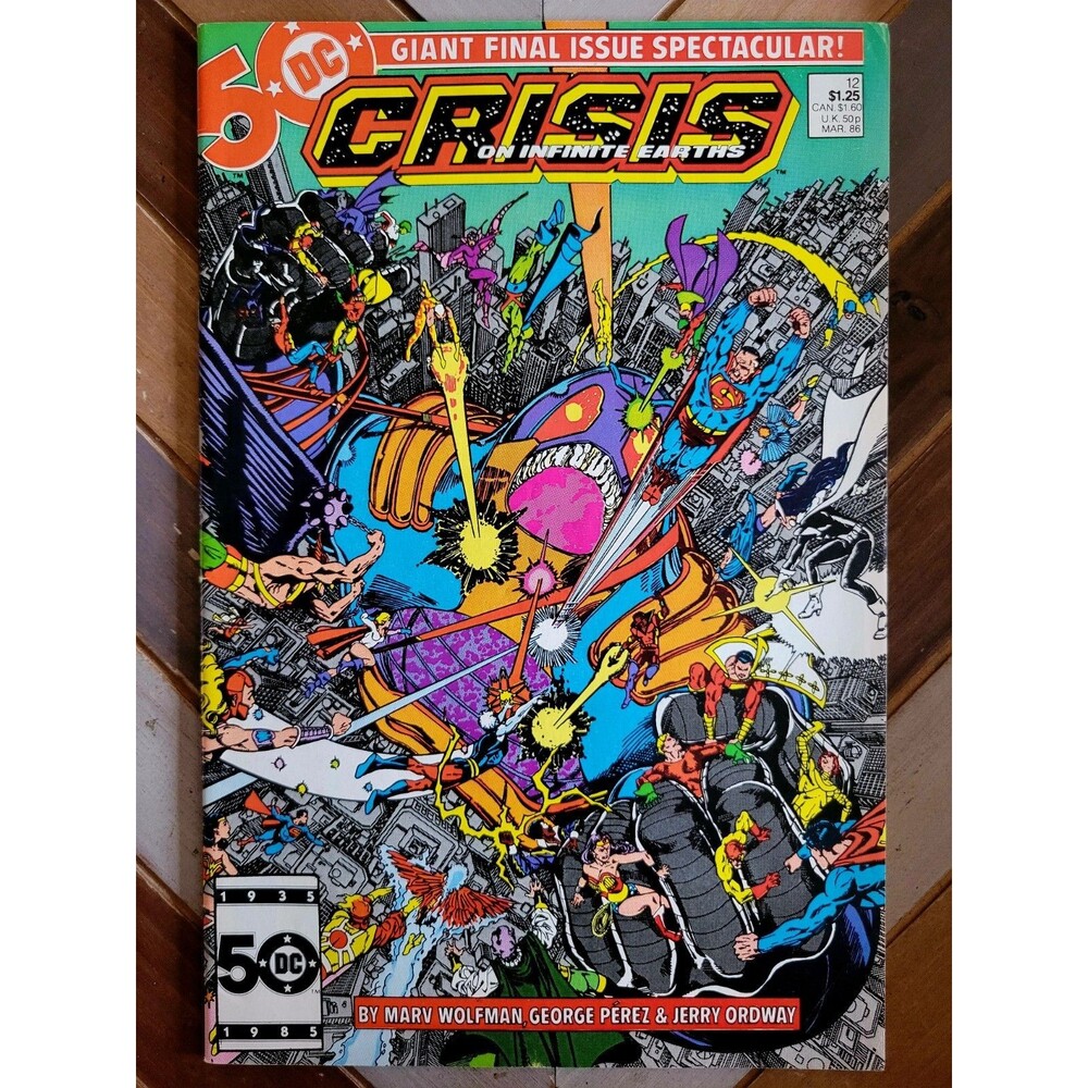 Crisis On Infinite Earths #12 DC 1985 1st Impala, Multiple Deaths! Perez Art 6.0